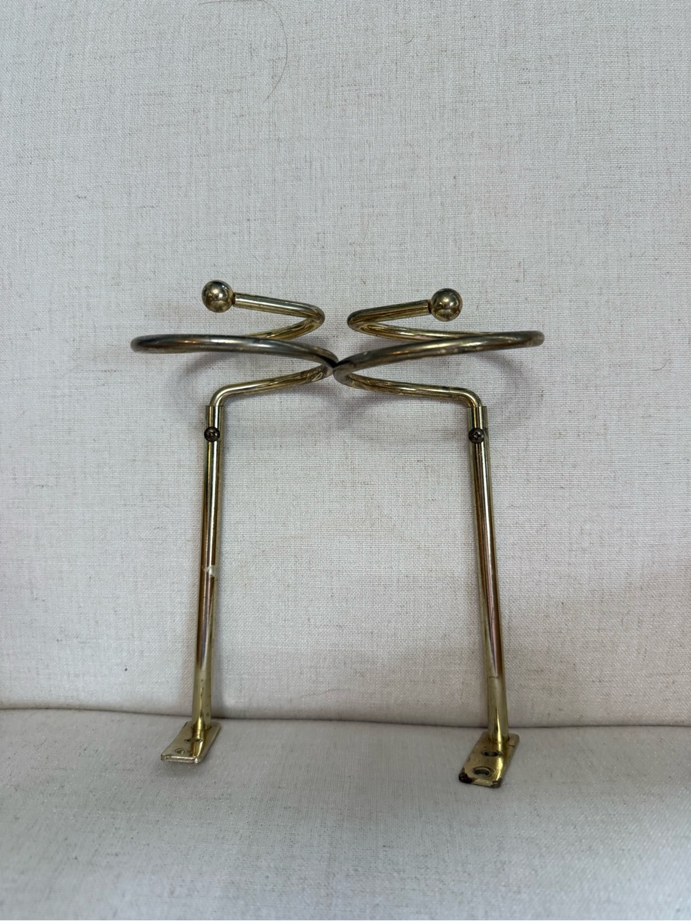 Gold Spiral Decorative Curtain Tiebacks/Holdbacks